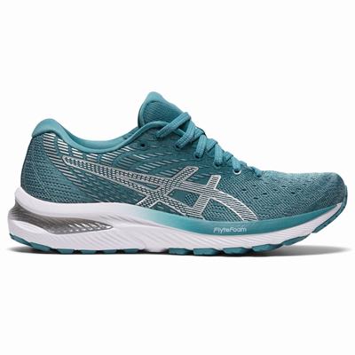 Asics Gel-Cumulus 22 - Naisten Juoksukengät - Sininen/Valkoinen